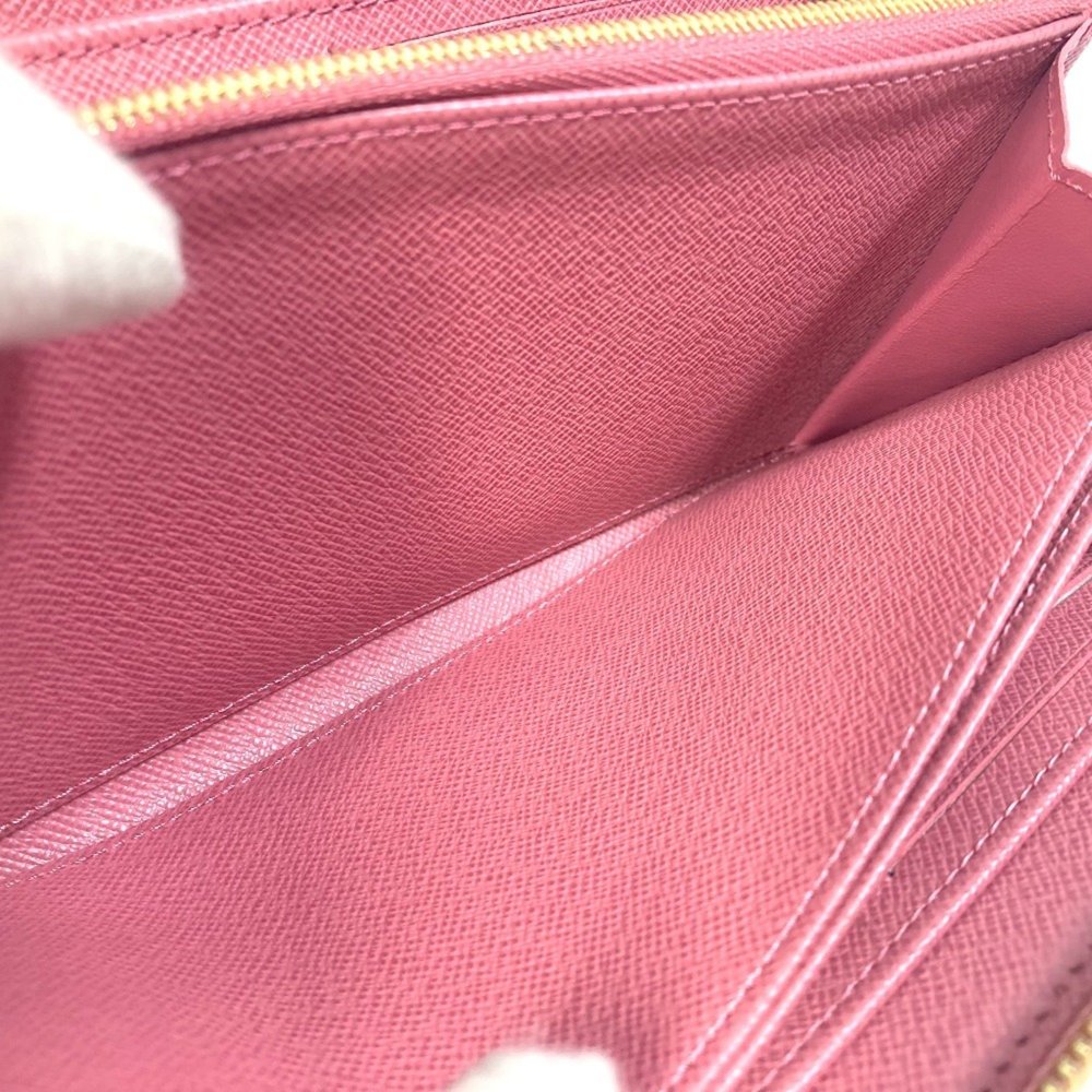 LOUIS VUITTON M81182 Monogram Denim Zippy Wallet, Women's, Pink - Picture 13 of 14